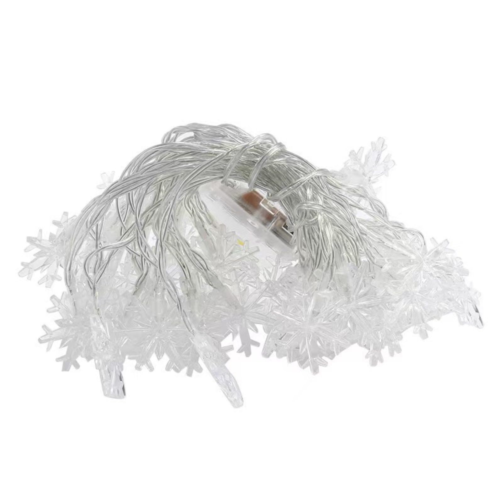 FCHXXDAD LED Snowflake Light String Holiday Romantic Decoration Atmosphere Decorative Light
