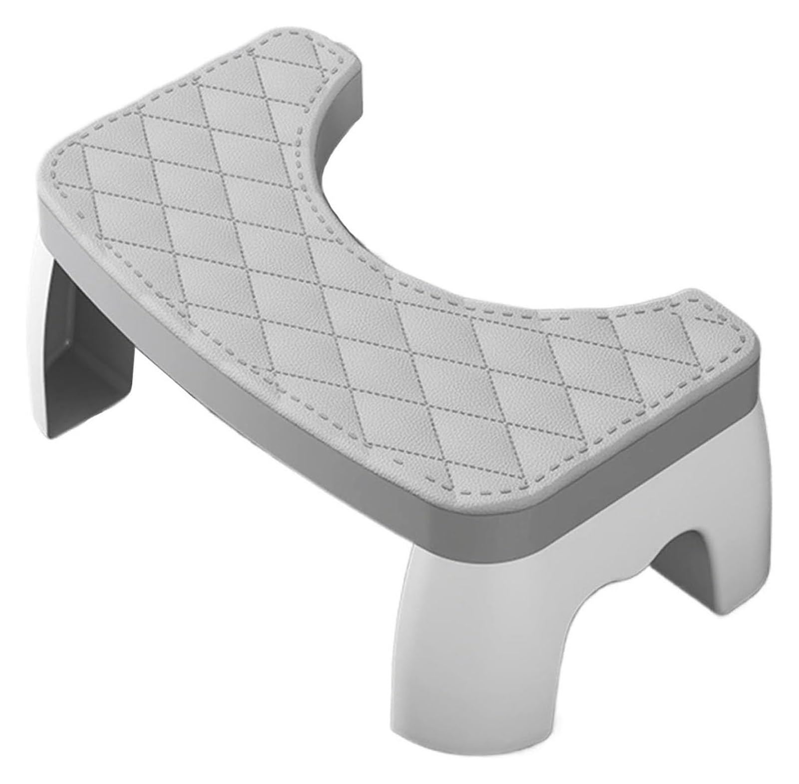 Taburete empalmable para baño: mejora tu postura y ahorra espacio con este soporte gris