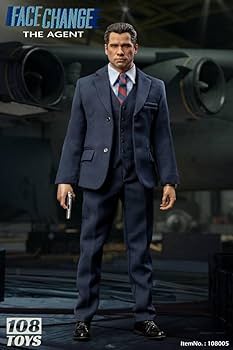 108Toys 1/6 フィギュア フェイスチェンジ エージェント フェイスオフ Amazon.co.jp: 1/6 フェイス・オフ ジョン・トラボルタ