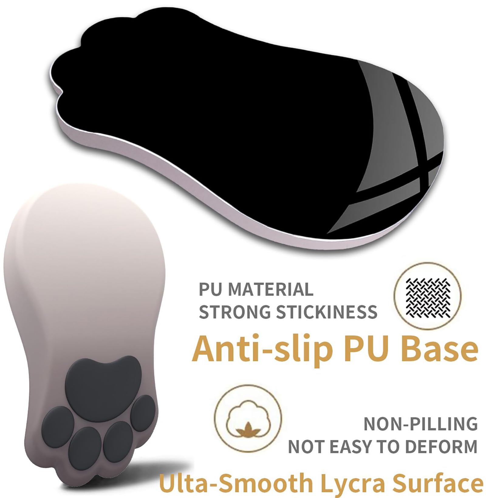 L-SPOUTTO Alfombrilla ergonómica para mouse con reposamuñecas y reposamuñecas para teclado, bonita y cómoda alfombrilla de mouse para computadora, alfombrilla de mouse para aliviar el dolor con base