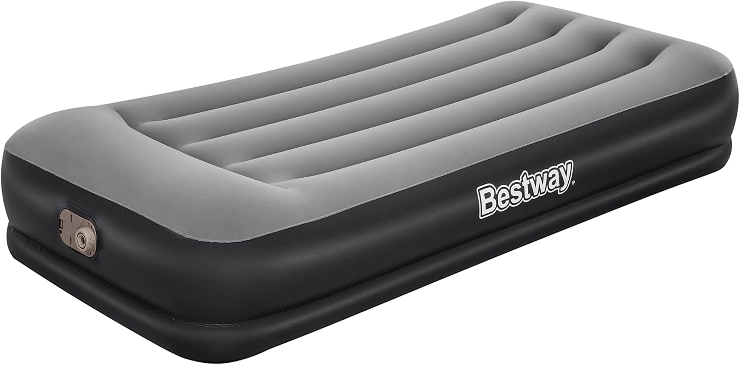 Bestway Air Bed Premium Single Sized TriTech AirBed with Builtin
