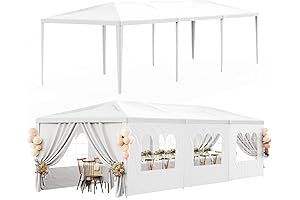 White Party Tent 10x30: Your Expansive Backyard Haven for Unforgettable Gatherings