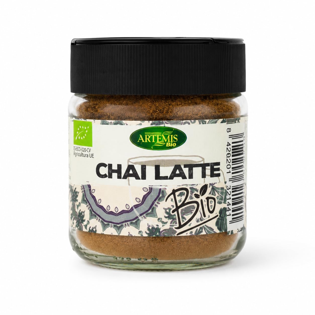 Chai Latte Bio Artemis 60 g té en polvo con especias ecológicas mezcla para leche o bebida vegetal