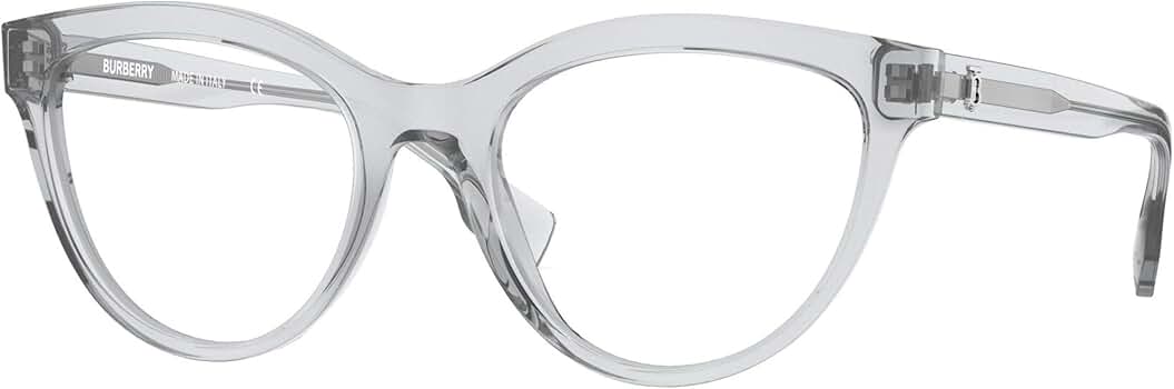 BURBERRY Eyeglasses BE 2311 3825 Transparent Grey at Amazon