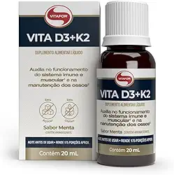 Vitafor - Vita D3 + K2-20ml - Menta