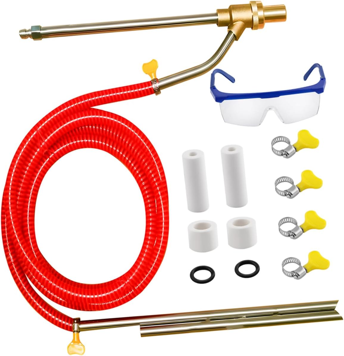 1set Quick Connect Sandblasting Tool for Pressure Washers Kit Removal Accessories High Efficiency for Industrial Cleaning and Paint Removal