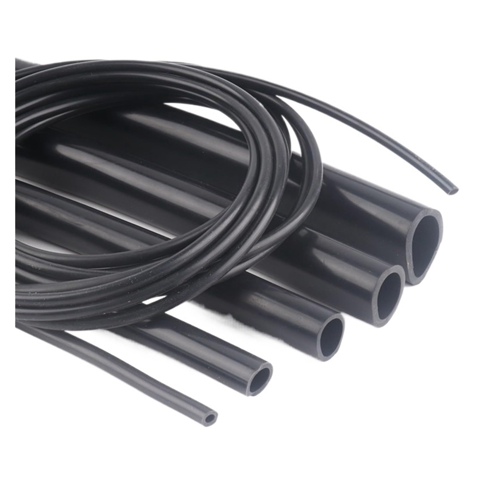 1/3/5M Lot I.D 1~23mm Black Silicone Tube Flexible Aquarium Air Pump Soft Rubber Hose Heat Resistant High Presure Fuel Tank Pipe(5M_OD 13XID 6MM)