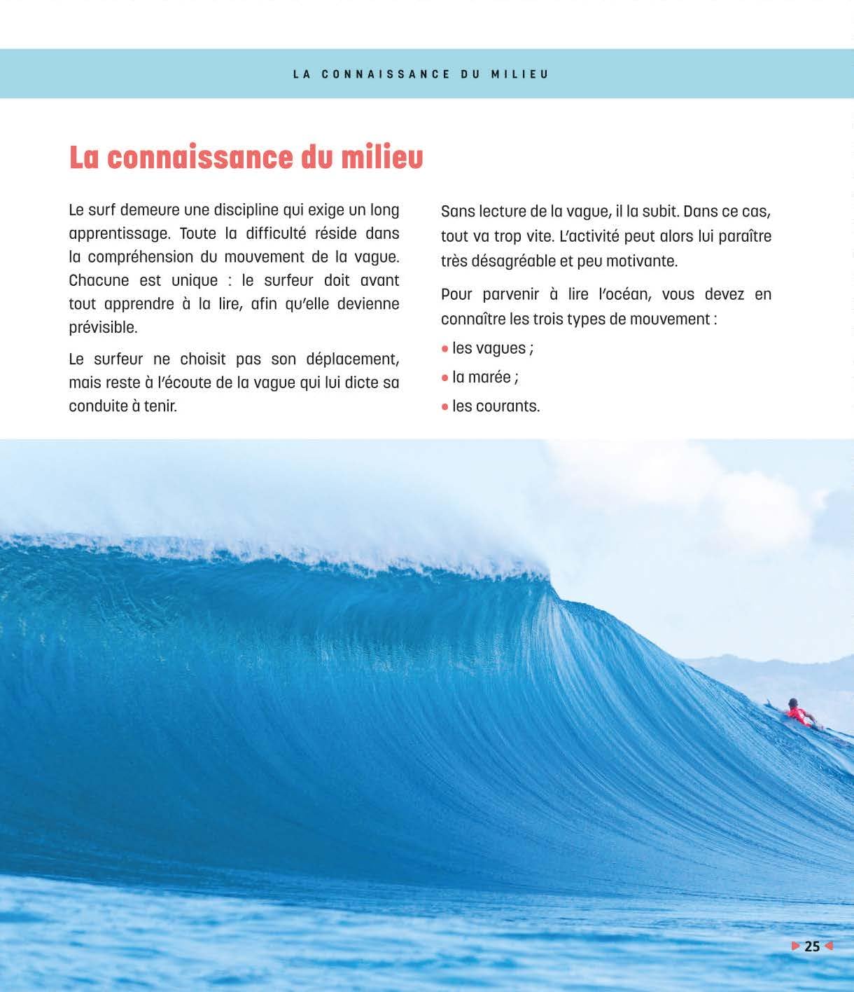 Manuel de surf: Connaissance du milieu - Technique et apprentissage
