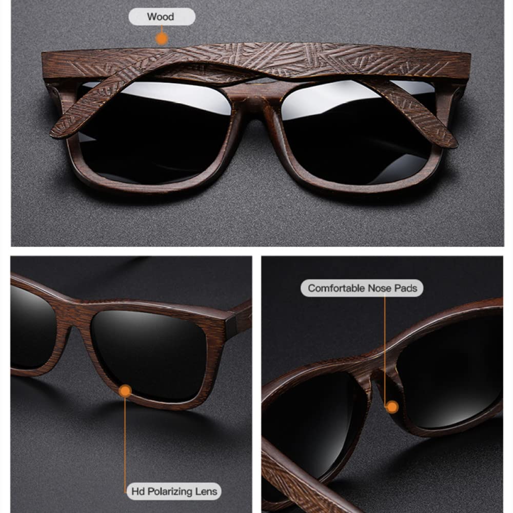 Gafas de sol, Gafas Polarizadas Hechas A Mano Con Lentes Revestimiento De Espejo Y Caja Regalo