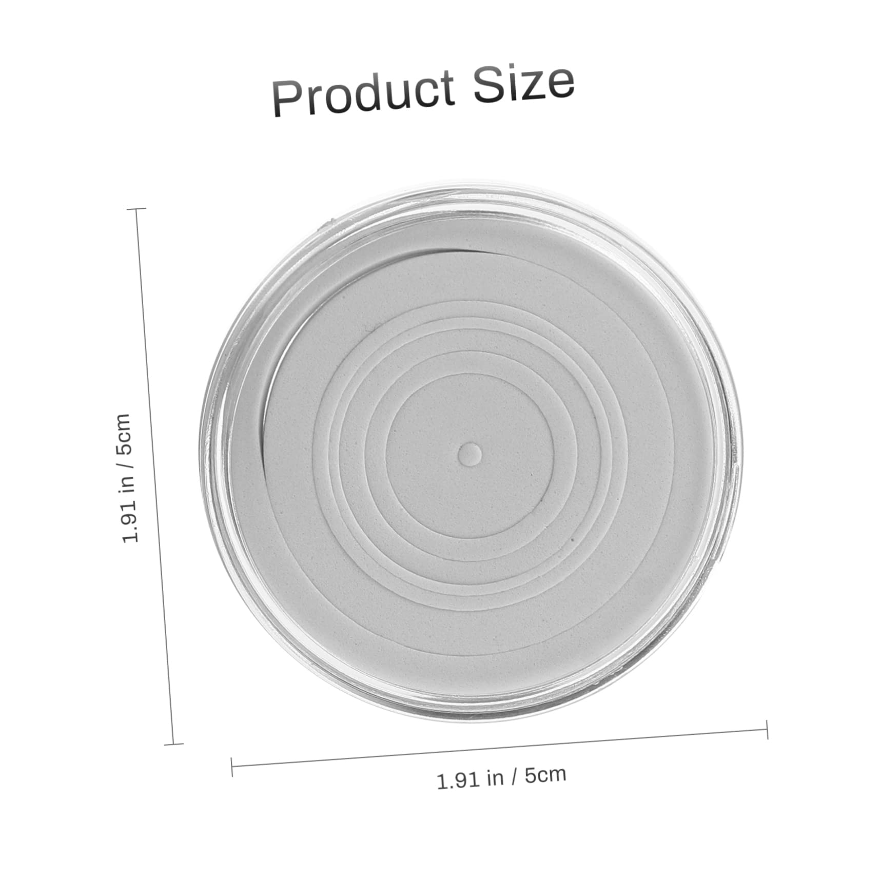 Tofficu 40Pcs Coin Holder Capsules with Gasket Clear Round Plastic Coin Container Storage Box for Coins for Collectors