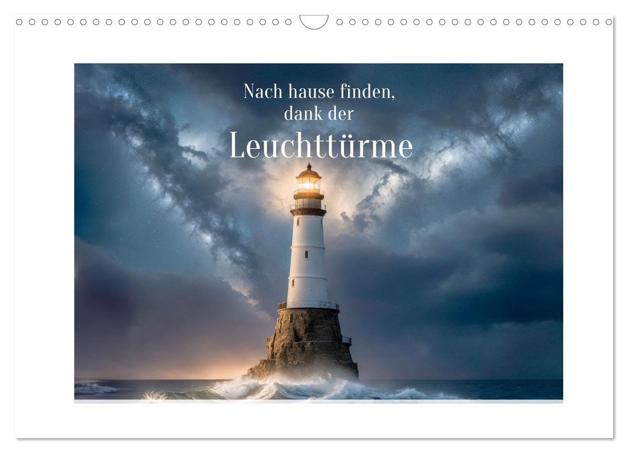 Finding home, the lighthouses UK-Version (Wall Calendar 2026 DIN A3 Landscape), CALVENDO 12 Month Wall Calendar