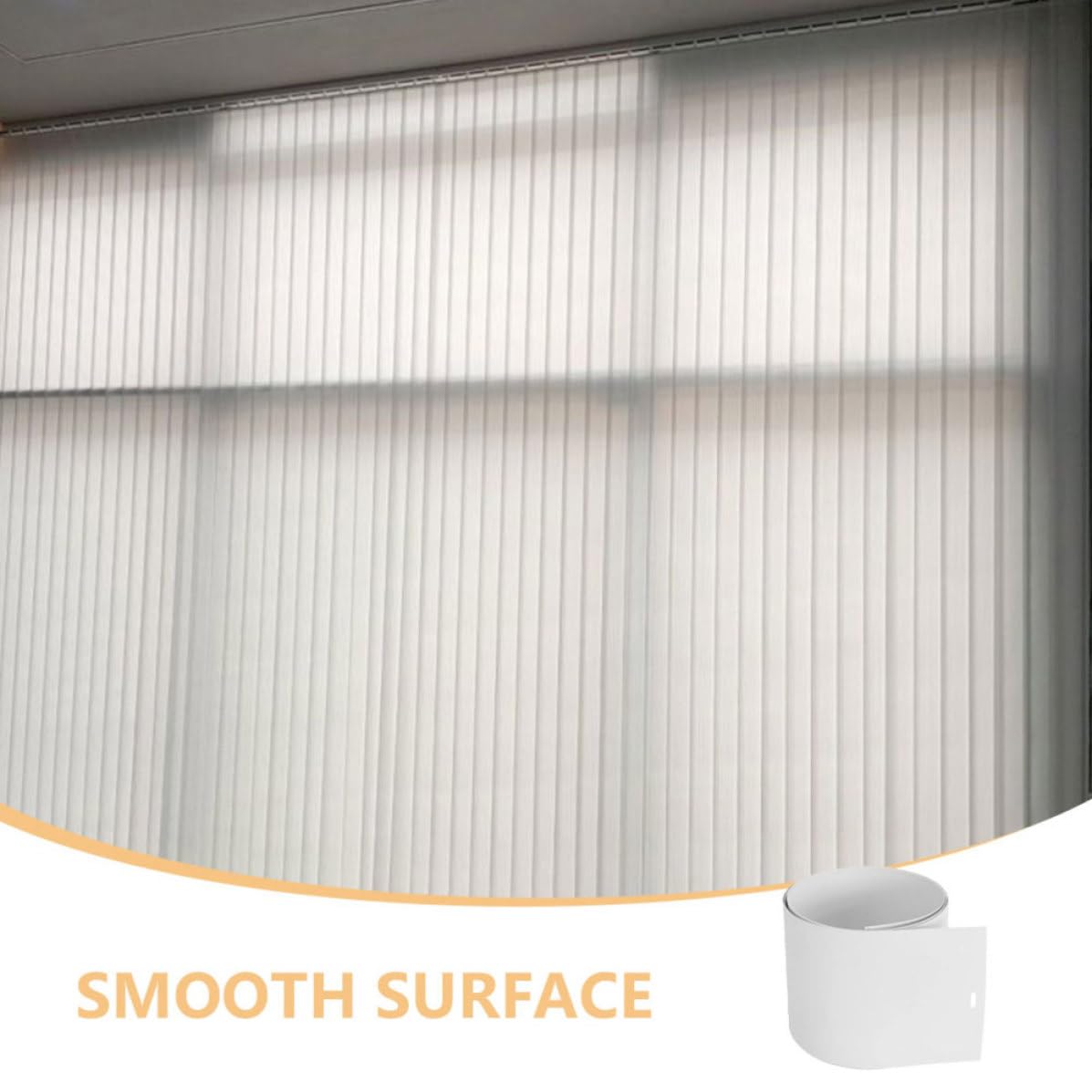 10 Pièces Lamelles de Remplacement et PVC Blanches Installation Facile Réparation Pratique pour Stores Verticaux pour Stores de Fenêtres et Portes Coulissantes
