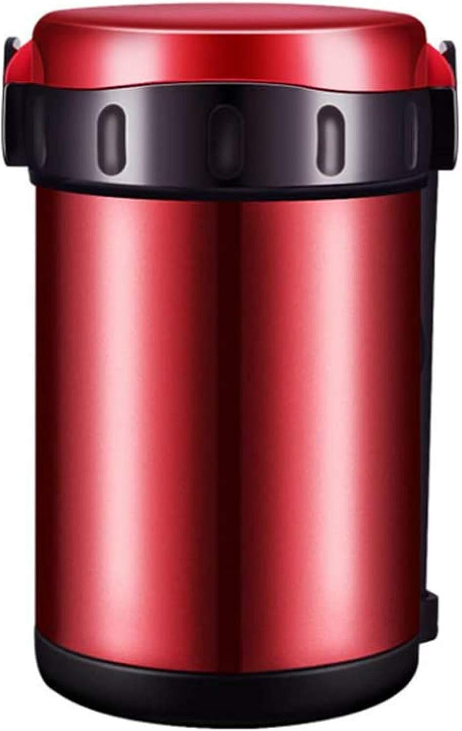 Stainless steel thermo container for food with 3 leakproof