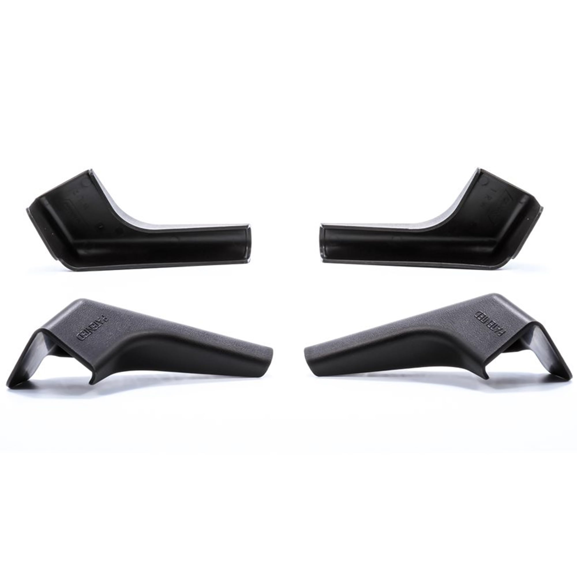 RV Gutter Spouts with Built-in Extensions | Direct Rain Water Runoff Away from The RV | Features an Easy Installation, a Sun Resilient Resin Construction, and Comes in a 4-Pack of Black (42452)