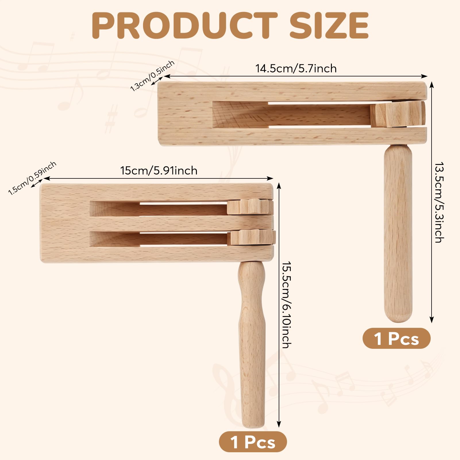 3 Piezas Carraca Instrumento, Madera de Spinning de Trinquete, Carraca Grande Madera, Matraca en Bambú, Instrumentos Musicales para Niños 3 Piezas Carraca Instrumento, Madera de Spinning de Trinquete, Carraca Grande Madera, Matraca en Bambú, Instrumentos Musicales para Niños