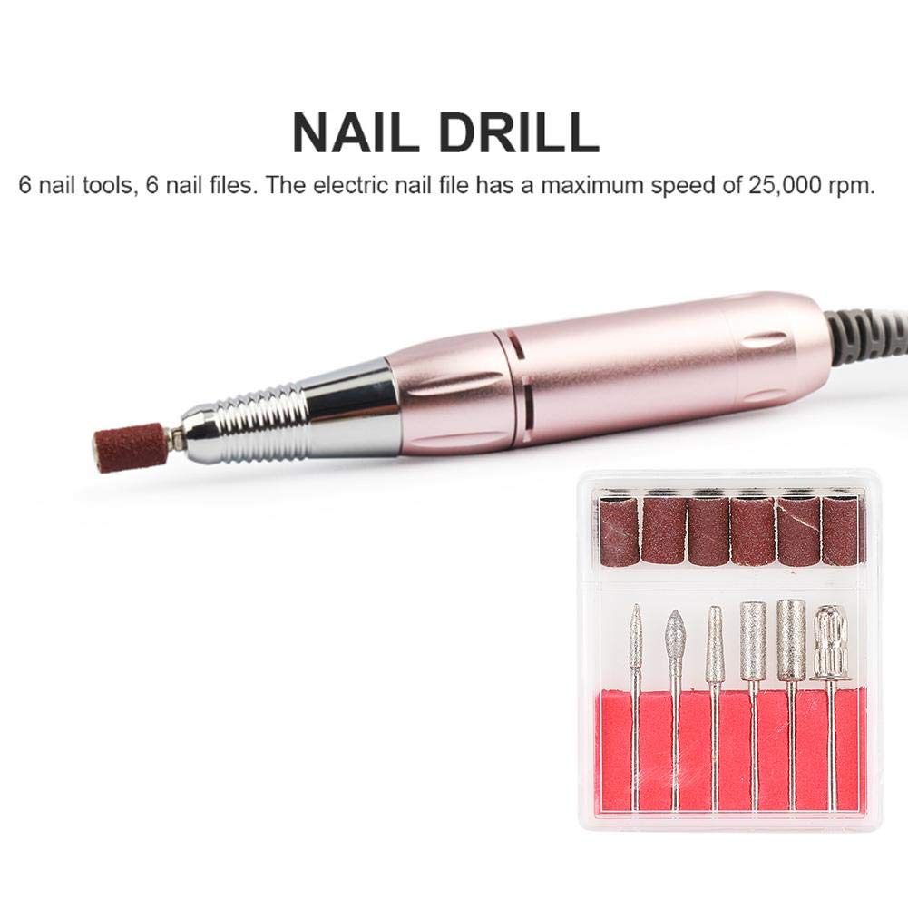 Brrnoo Elektrische Nagelfräser Set Mit Absaugung, 4 in 1 80w Nagel Staubabsaugung Starke Elektrische Nagelbohrmaschine Nail Art Vakuum Nagelreiniger Nail Art Lampe Handkissen Nail Art Ausrüstung