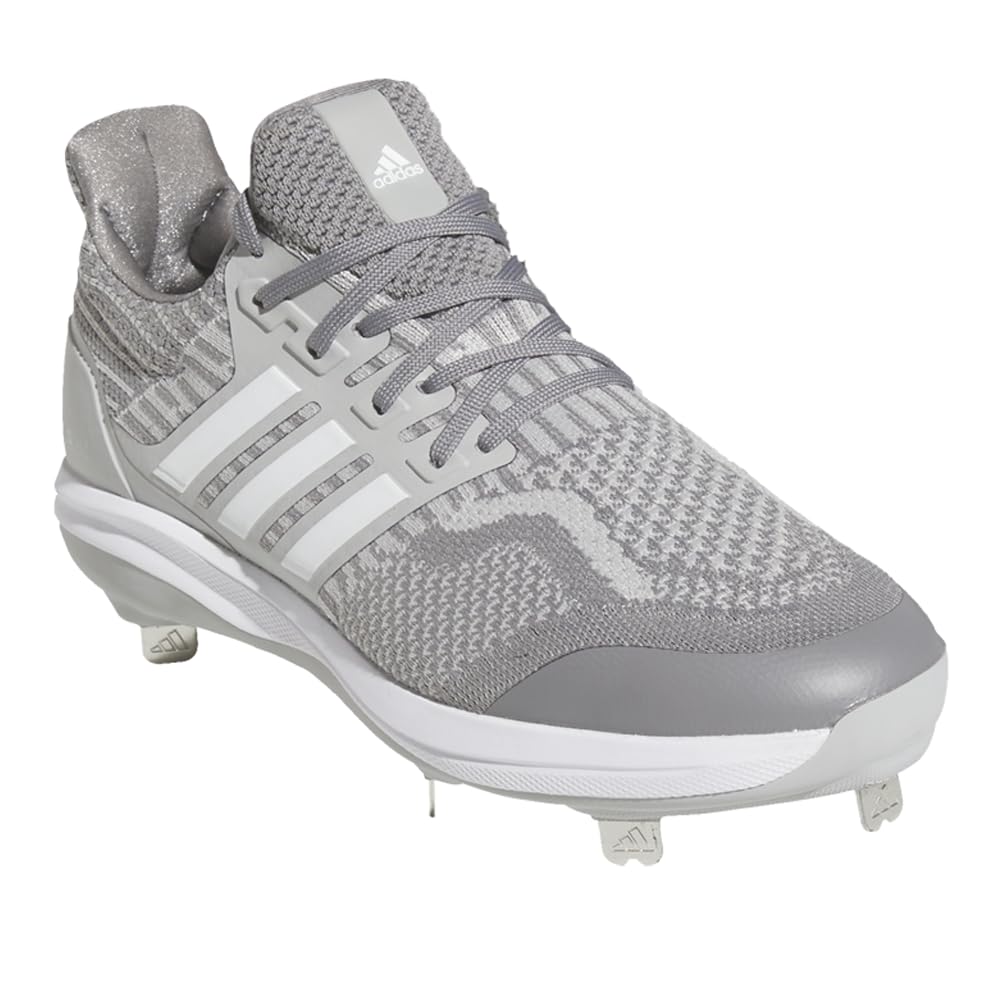 adidas Ultra Boost DNA 5.0 Cleat Mens Shoes Size 10, Color: Grey Three/Cloud White/Grey Two