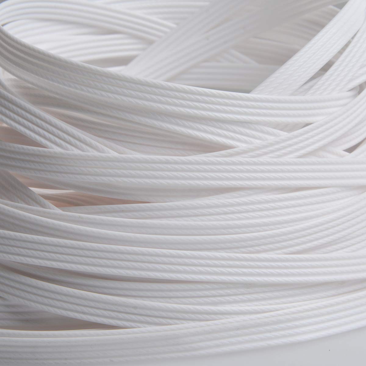 YebiO 500G (70M) Gradientowe Płaskie Tkanie Rattanu, Szerokość 8Mm Syntetyczny Rattan Naprawa Dzianina Materiał Plastikowy Rattan Dla Majsterkowiczów Handmadeniture Krzesło Kosz Stołowy/White 02