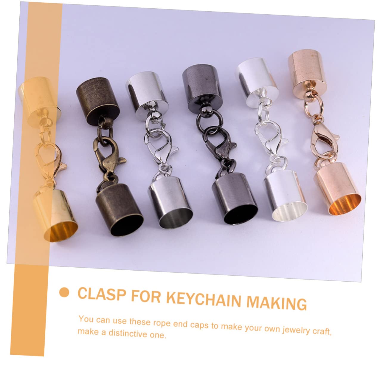 NUOBESTY 300stücke Lobster Clasp Pack Metallverschluss Für Schlüsselanhänger Und Schmuck Weißgold Antikgrün Kc Für Armbänder Und Halsketten Basteln