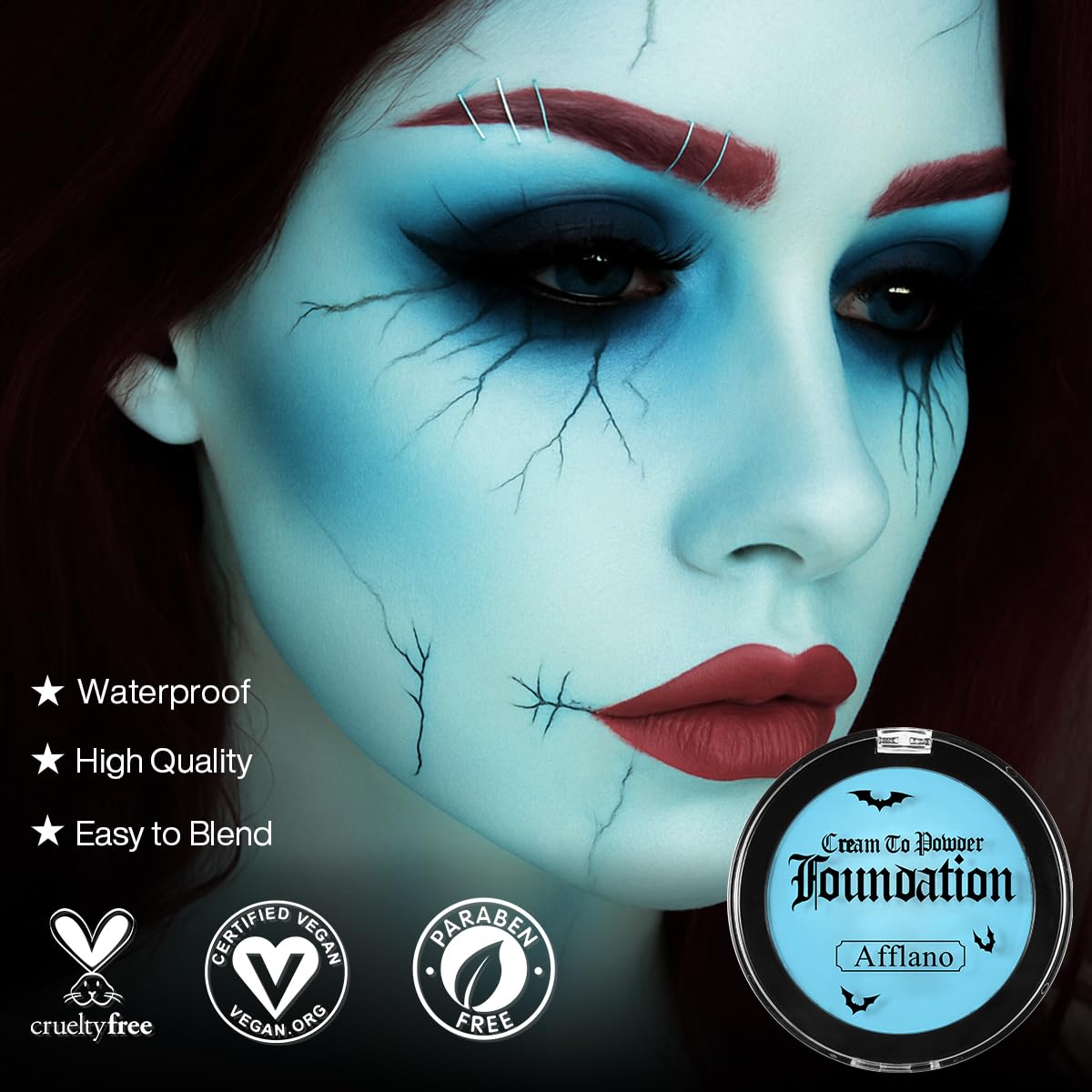 Amazon.com: Light Blue Face Body Paint Cream full-coverage Makeup Foundation Facepaint Body Makeup for Halloween Cosplay SFX Corpse Bride Sally Costume Stage Avatar Dress-Up Looks Light Blue Eye Black Concealer : Arts, Amazon.com: Light Blue Face Body Paint Cream full-coverage Makeup Foundation Facepaint Body Makeup for Halloween Cosplay SFX Corpse Bride Sally Costume Stage Avatar Dress-Up Looks Light Blue Eye Black Concealer : Arts,