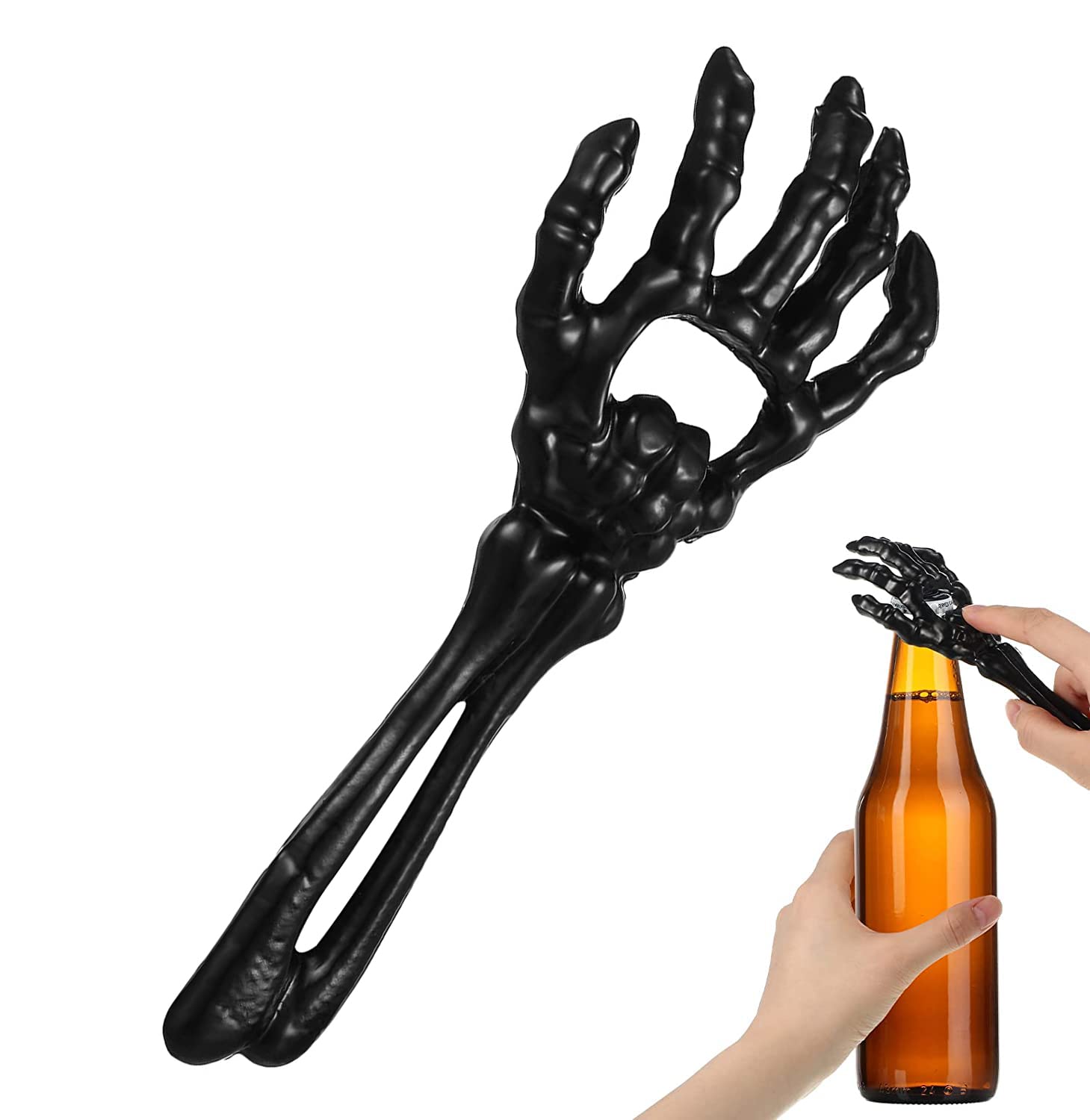 Amazon | ビンテージ スケルトン ハロウィーン 飾る 栓抜き ハンド飲料