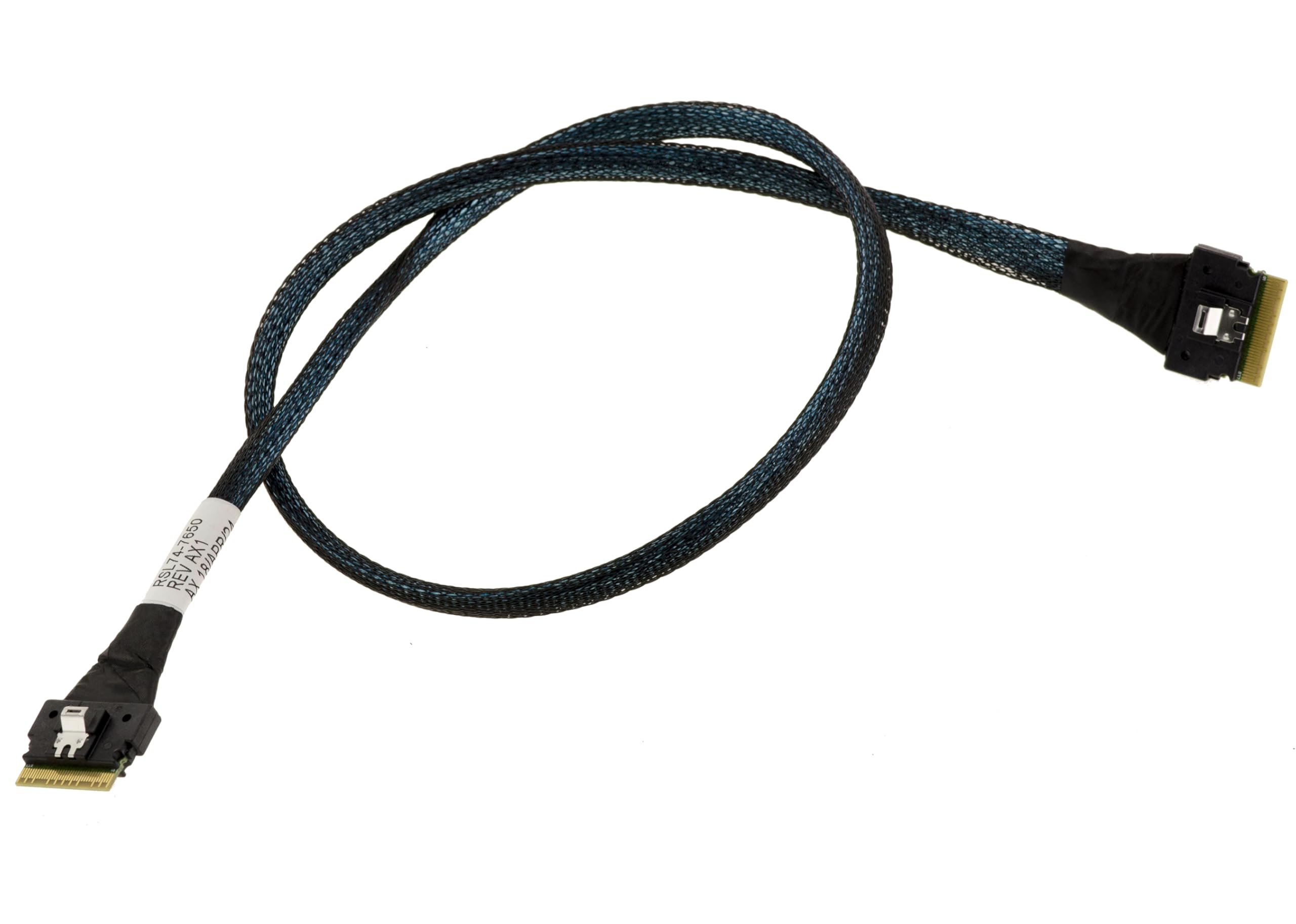KALEA-INFORMATIQUE Cavo PCIe 4.0 con connettori Slim SAS SFF-8654 8i 74-pin a SFF8654 74-pin, lunghezza 70 cm