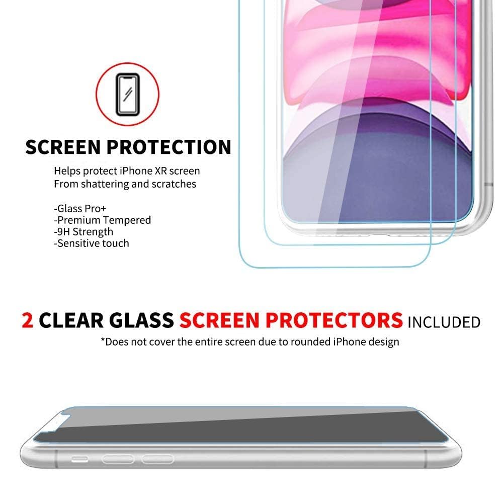 Inskin Vetro Temperato 3D Curvo Per IPhone XR – Durezza 9H – Rivestimento Oleorepellente – 1 Pezzo Con Kit Di Montaggio - 4