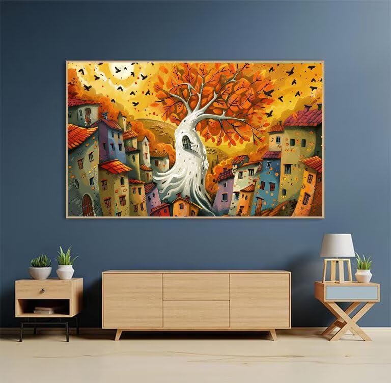 Kit broderie diamant 5D contre le stress peinture strass paysage