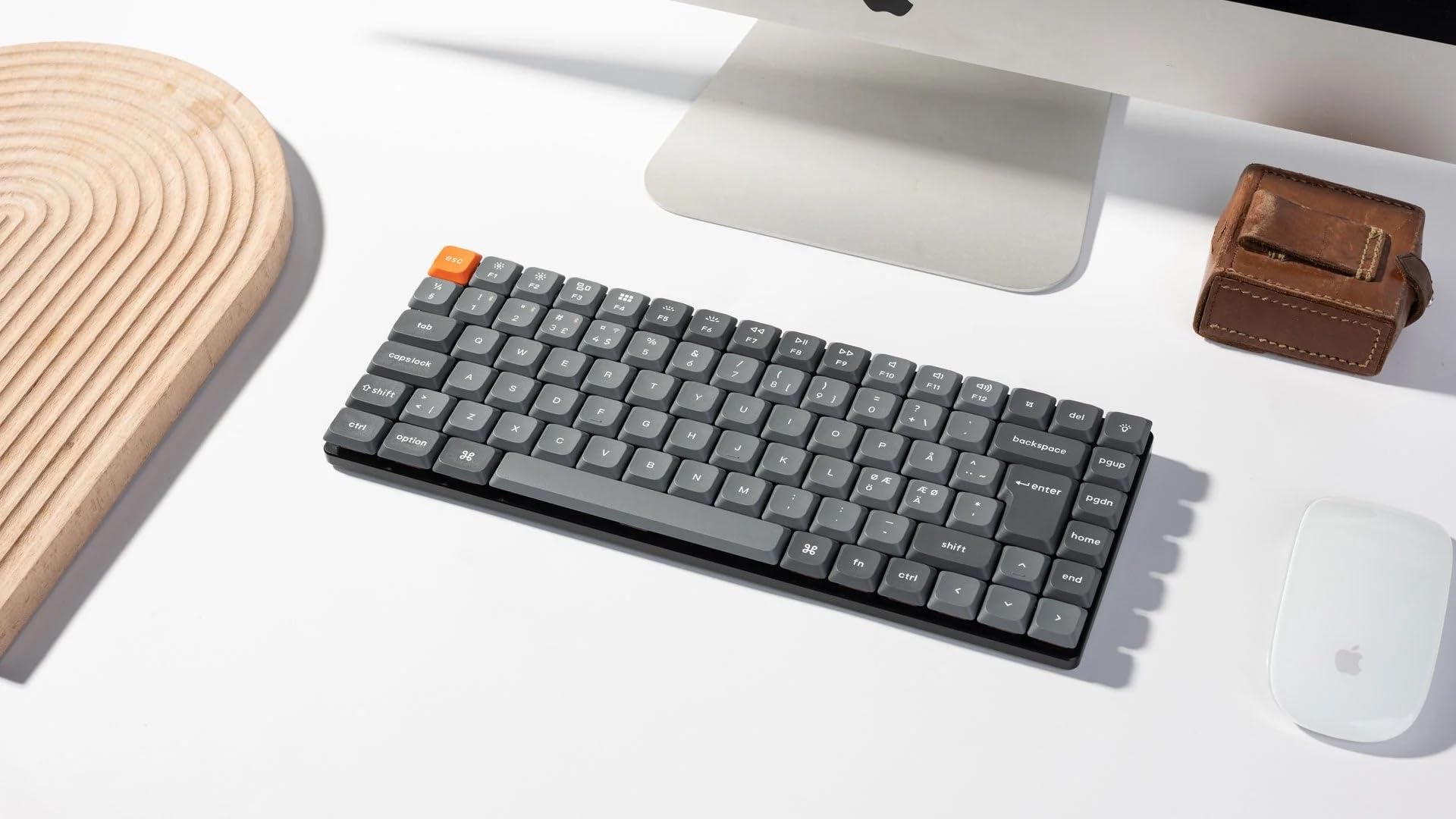 Keychron K3 Max – Tastiera meccanica low-profile 75% QWERTY italiano, keycaps PBT double-shot, switch Gateron Red hot-swap, wireless 2.4 GHz/Bluetooth 5.1, retroilluminazione RGB, QMK/VIA