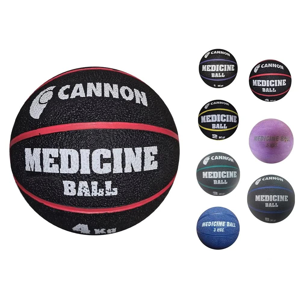 CANNON - Balon Medicinal sin Bote, Pesos Variados, Home Fitness Training Crossfit Gimnasia