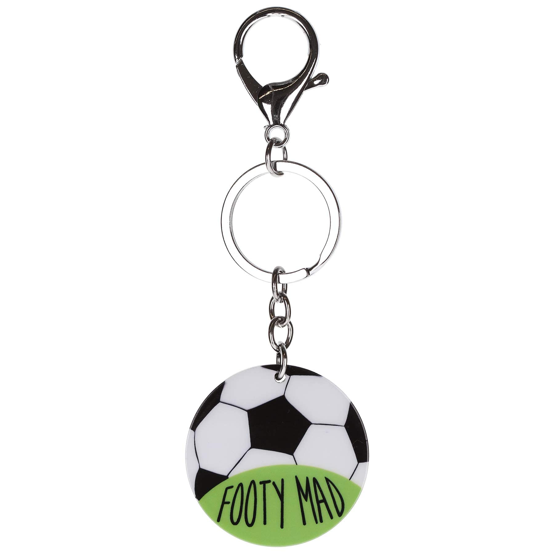 Stands Out, Supplying Outstanding Gifts Footy Mad Football Boys Keyring Novelty Bag Tag Charm