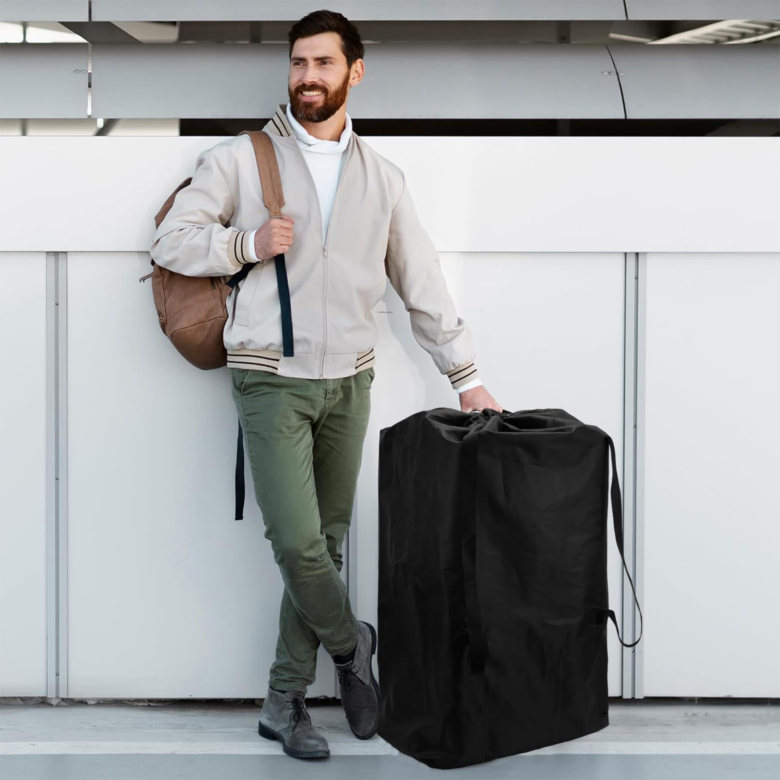 Borsa da viaggio per passeggino, borsa da trasporto per aereo, passeggino e carrozzina, borsa da viaggio impermeabile, borsa a quadretti per passeggino, custodia per passeggino per aeroplano