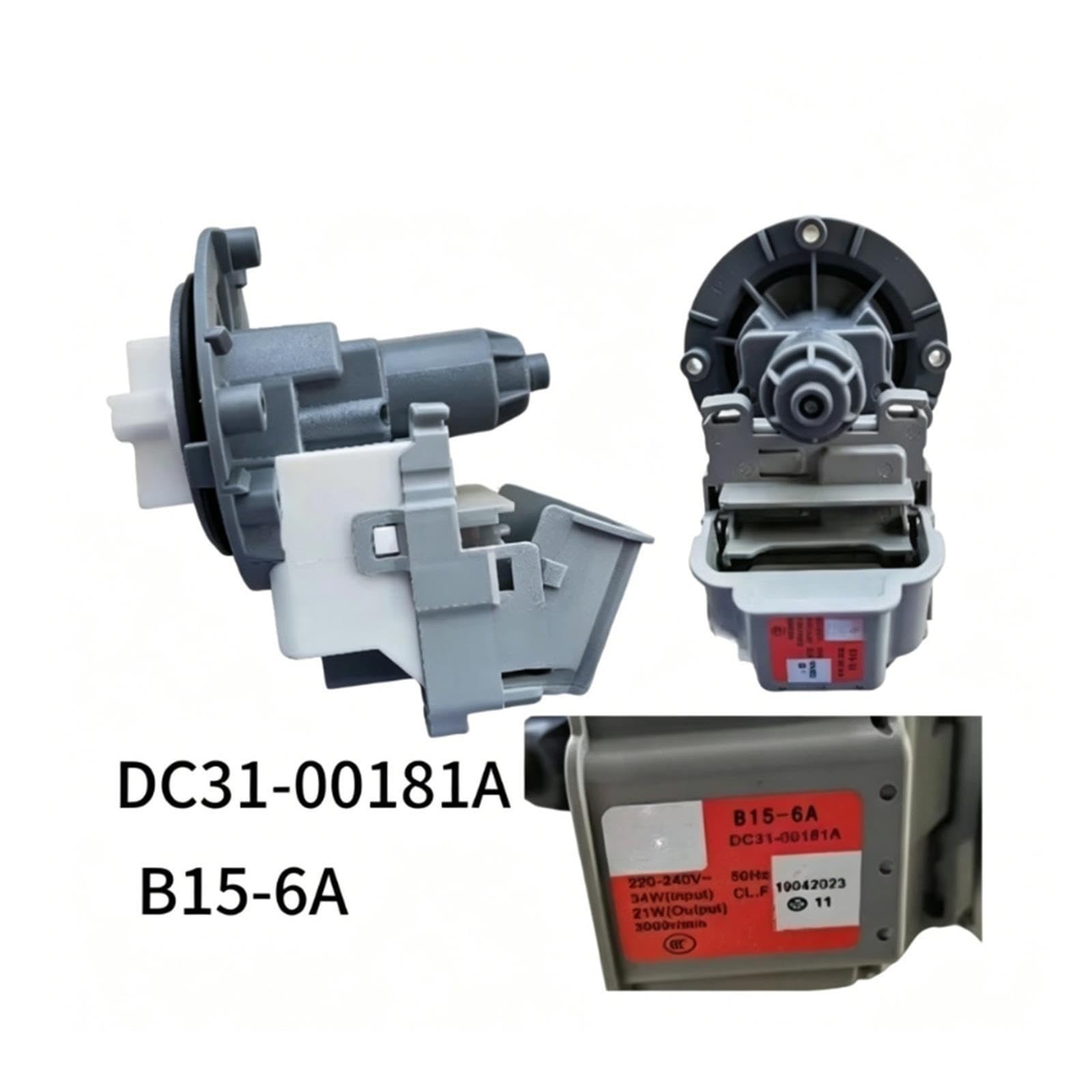 Motor De La Bomba De Drenaje De La Lavadora,Compatible Con Samsung B15-6A