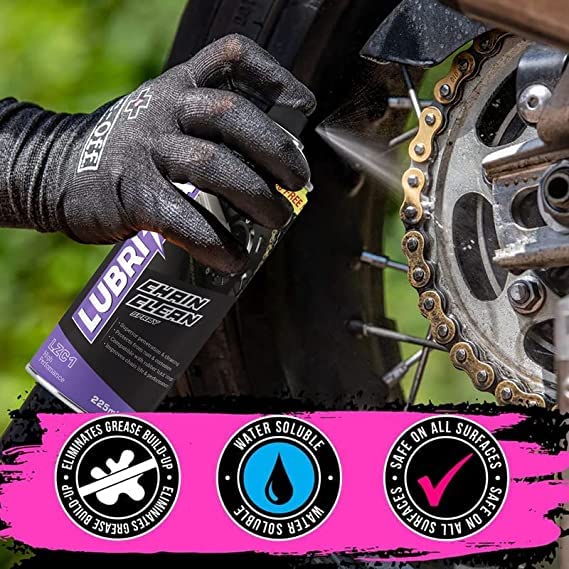 Image of Shadow Securitronics Lubrizap Bicycle Chain Wear Lube Spray | High Performance of Grease Cleaning | Ingredients is Friendly to Our Environment for All Bicycle, Cycle Accessories (225 Ml)