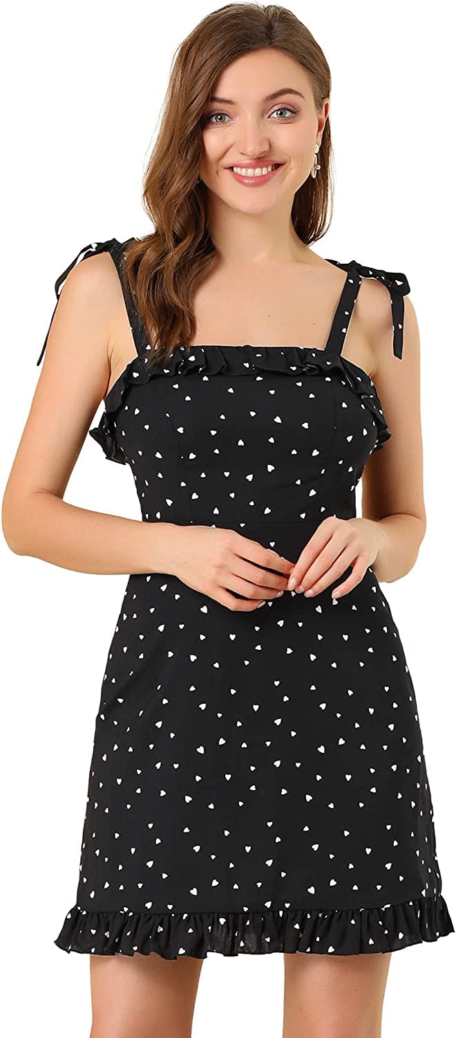 TASHVIKA'SWomen's Heart Shape Print Mini Dress