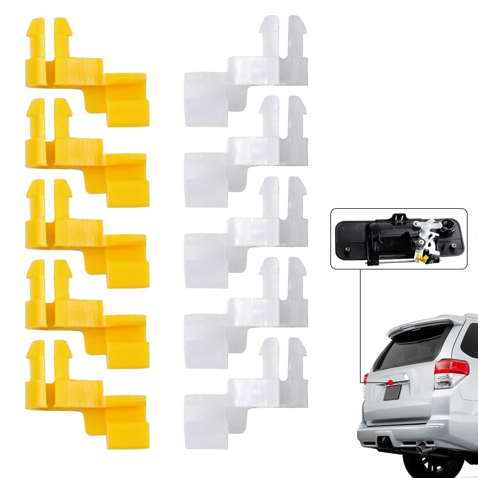 Amazon.com: OTUAYAUTO 10PCS Door Lock Rod Clips - Tailgate Handle