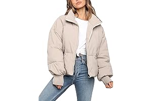Women's Cropped Puffer Jacket: Essential Winter Warmth