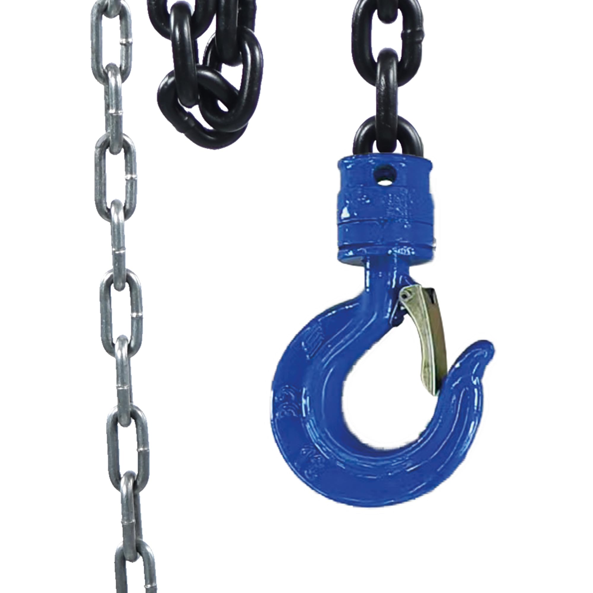 Cofan Polipasto de cadena manual | Altura de elevación: 6 m | Capacidad de carga: 500, 1000, 2000, 3000 o 5000 kg | Color: azul | Gancho resistente (Azul, Carga 1000 kg)