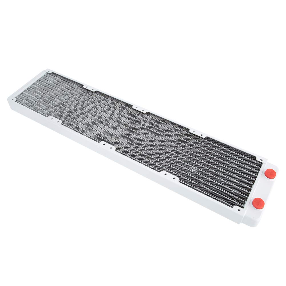Radiador de Refrigeración por Agua para PC con Disipador de Calor de Cobre para Computadoras y Equipos Industriales Construcción de Latón Duradero de 480 Mm
