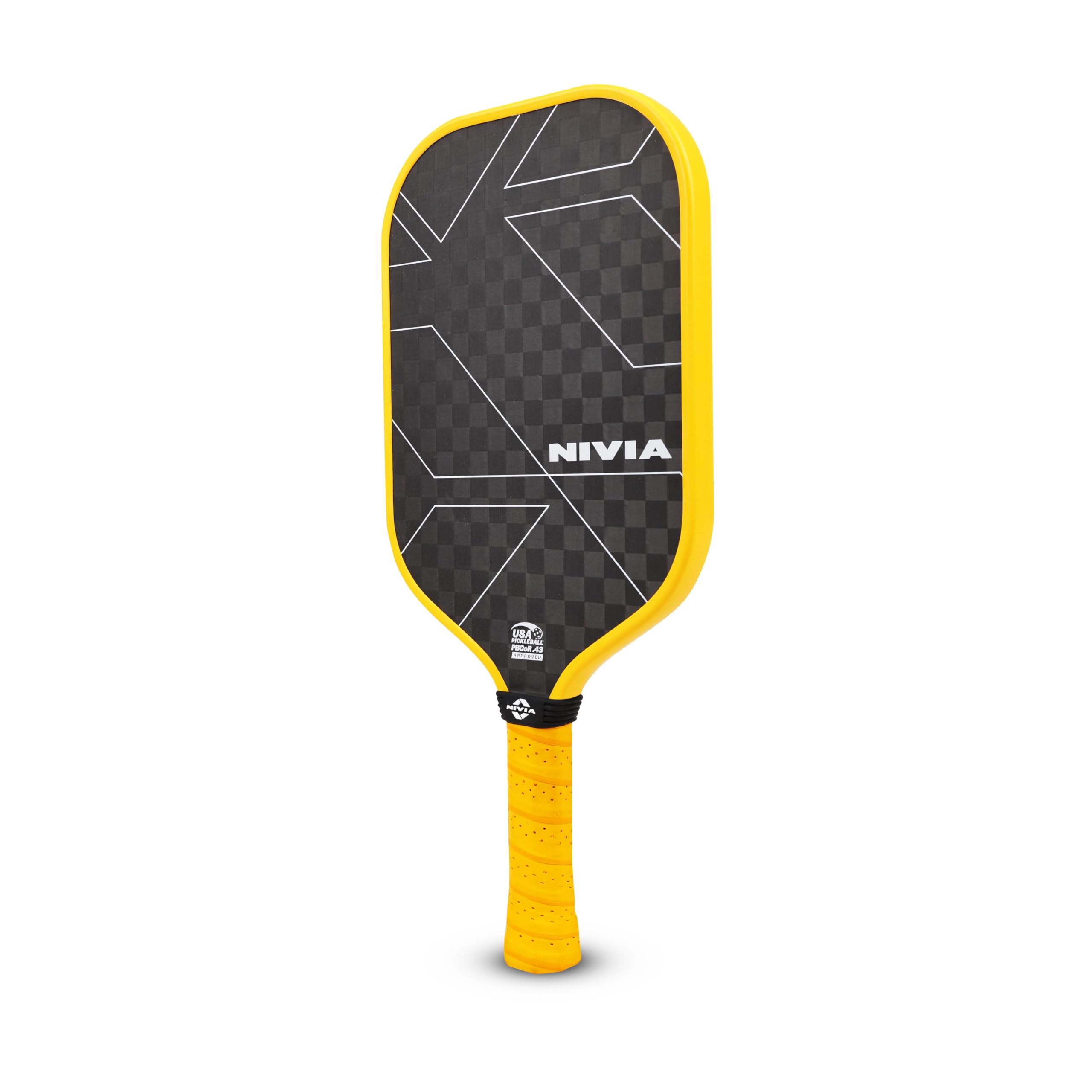 Nivia K-5000 Pro Pickleball Paddle, Carbon Surface, 16 mm