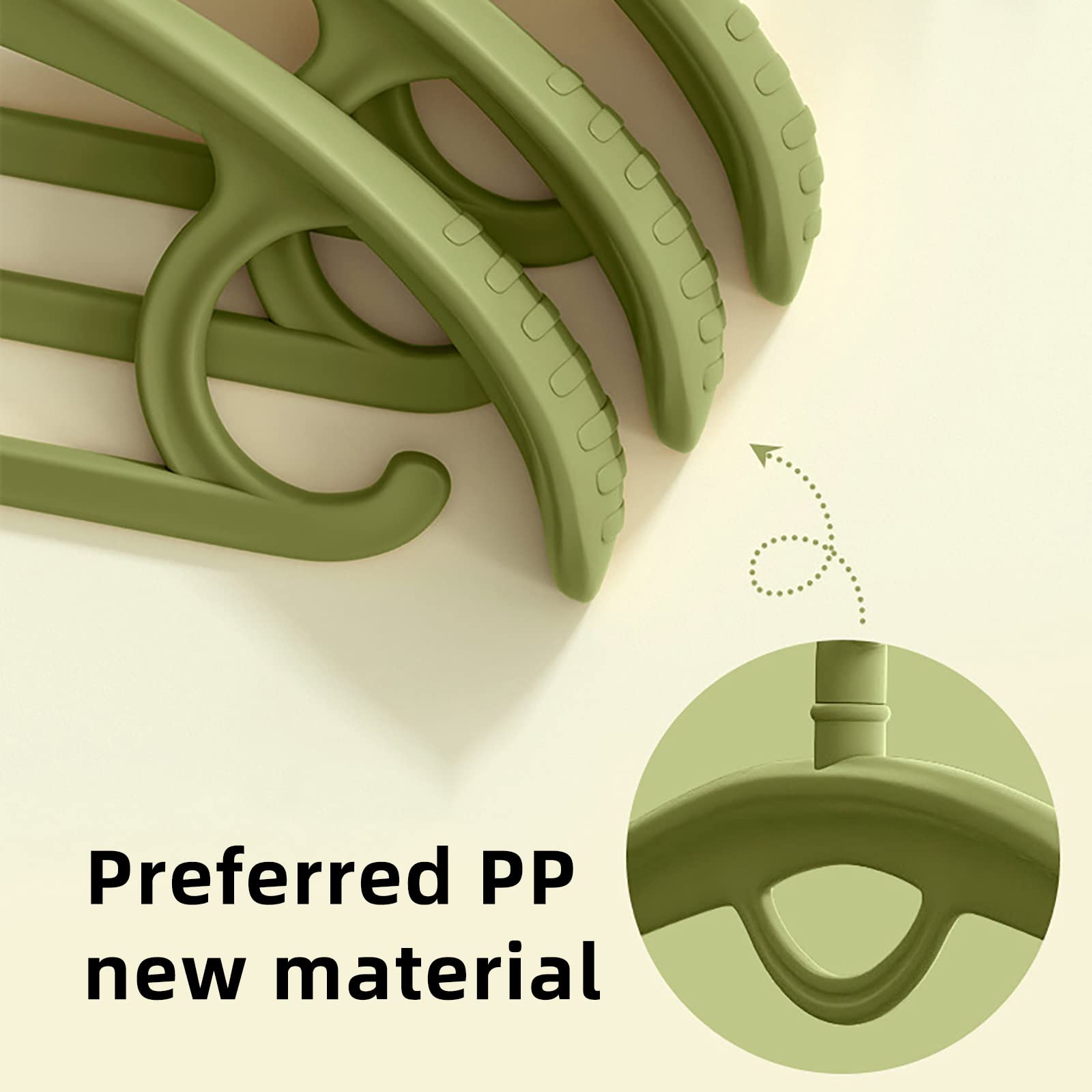 Lot De 10 Cintres En Plastique Extra Épais Avec Épaules