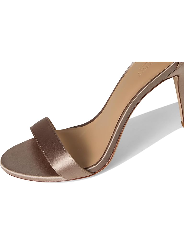 Lauren Ralph Lauren Allie Pave-Buckle Satin Sandals