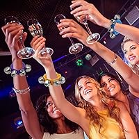 Vista 5 de Happy Trees Campanas de muñeca con banda, cascabeles de muñeca de 9 pulgadas, campanas de tobillo ajustable, 24 piezas