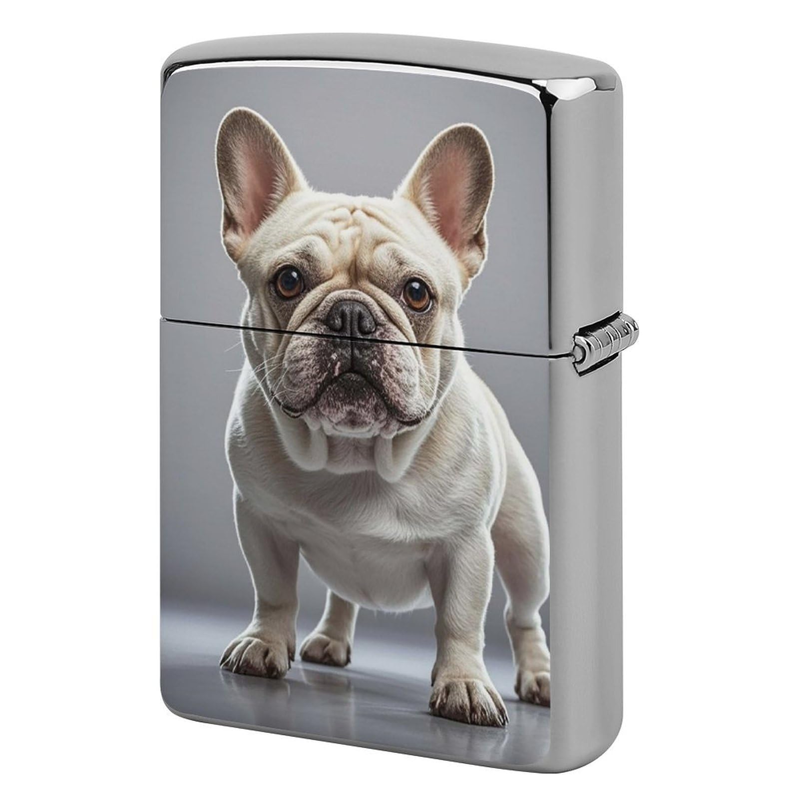French Bulldog Lighter Case for Men, Personalized Lighter Cover for Valentine's Day Gifts, Flip-Top Lighters Shell for Outdoor, Portable Lighters Protective Sleeve
