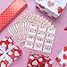 Outus 240 Pieces Valentine's Day Gift Tags Stickers to and from Name Tags Sweet Heart Happy Valentine's Day Labels for Homemade Gift Boxes Wrapping, Envelope Sealing