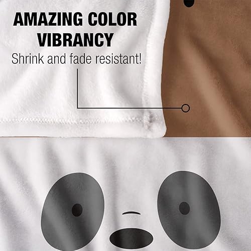 Miniatura 4 de We Bare Bears Stack - Manta con licencia oficial de tacto sedoso, súper suave, 50 x 60 pulgadas