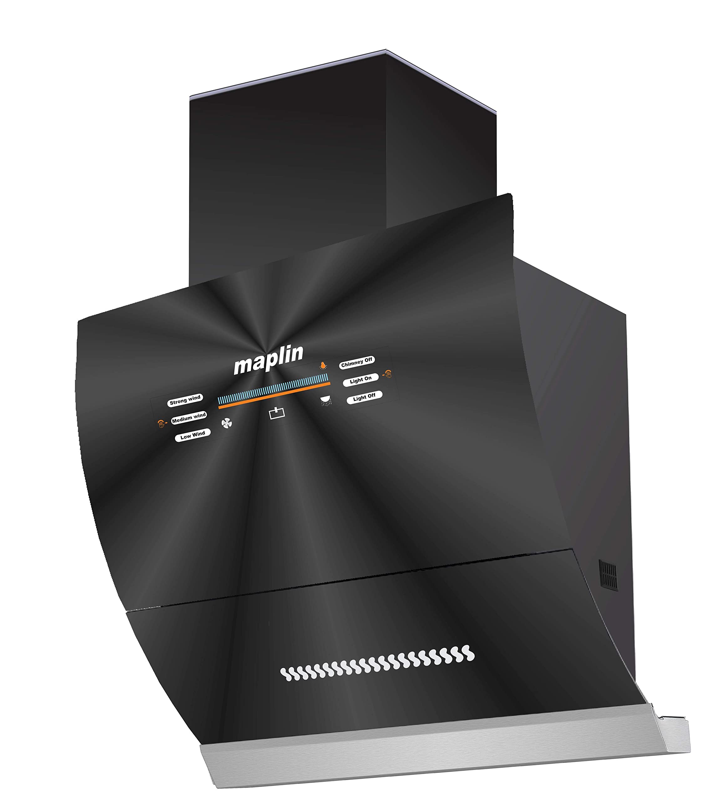 90cm (Model: Voice Control VC90) 2024 New 1400 m³/hr Glass Kitchen Chimney (Filterless Technology, Touch Control, Motion Control, Auto Clean, Black) 2024 New-image-31