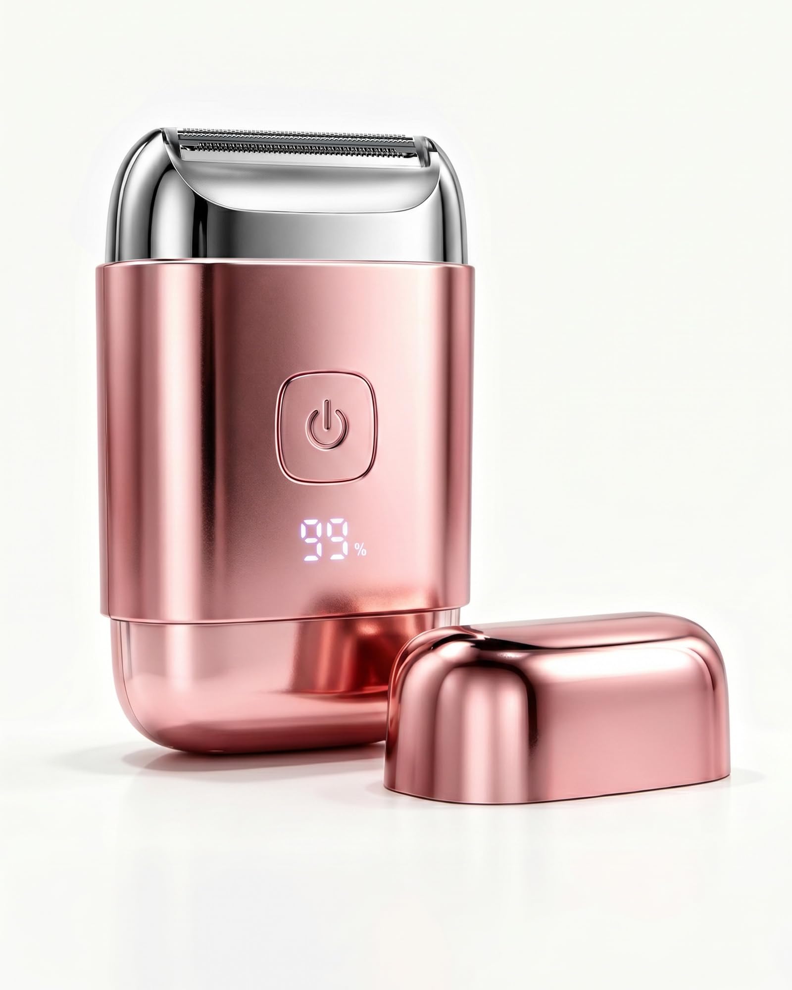 PAPMINI Electric Razor for Women, Mini Foil Shaver for Legs and Body Rose Gold