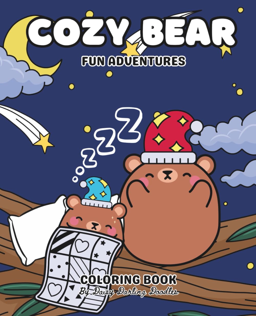 Cozy Bear: Fun Adventures Coloring Book