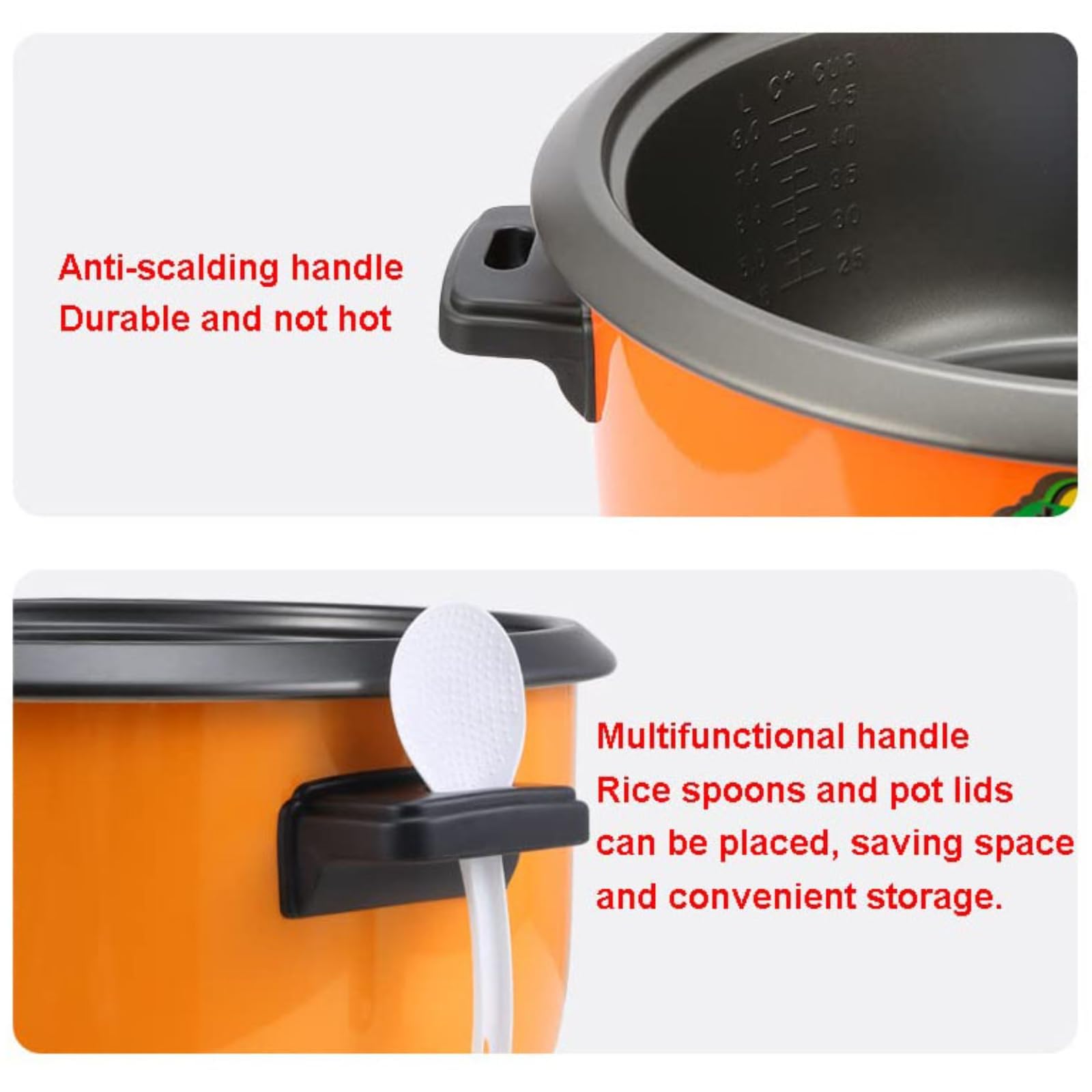 Cuiseur à riz professionnel grande capacité 8-45L avec cuve intérieure antiadhésive et fonction maintien au chaud, idéal pour restaurants, cantines, écoles, hôtels et usage commercial.